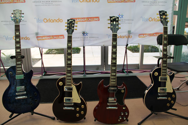 Guitars for auction_Orlando-Calling_Arnold-Palmer-Hospital_music-therapy-program